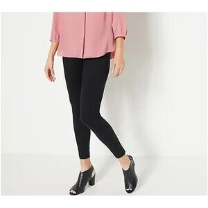 Women with Control Tummy Control Smooth & Sleek Leggings Black Women's XS Tall